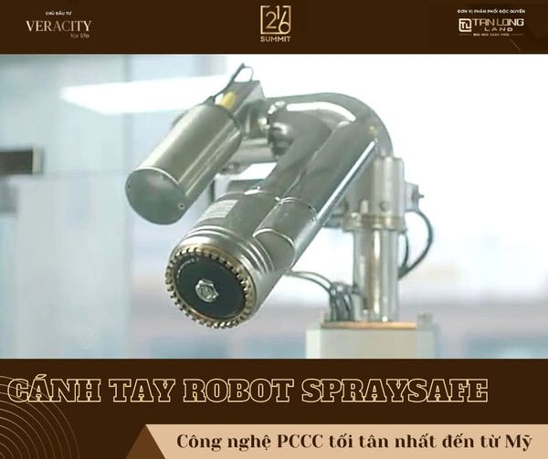 The Summit 216 – An toàn với công nghệ chữa cháy cánh tay robot
