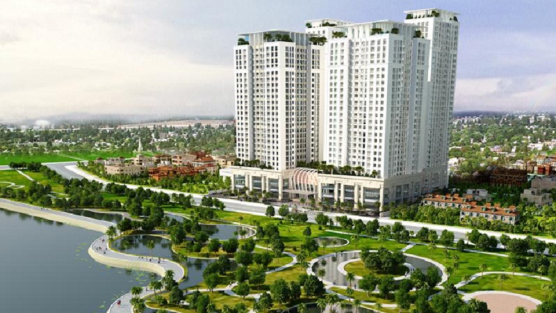 Phối cảnh tổng quan dự án Home City Trung Kính