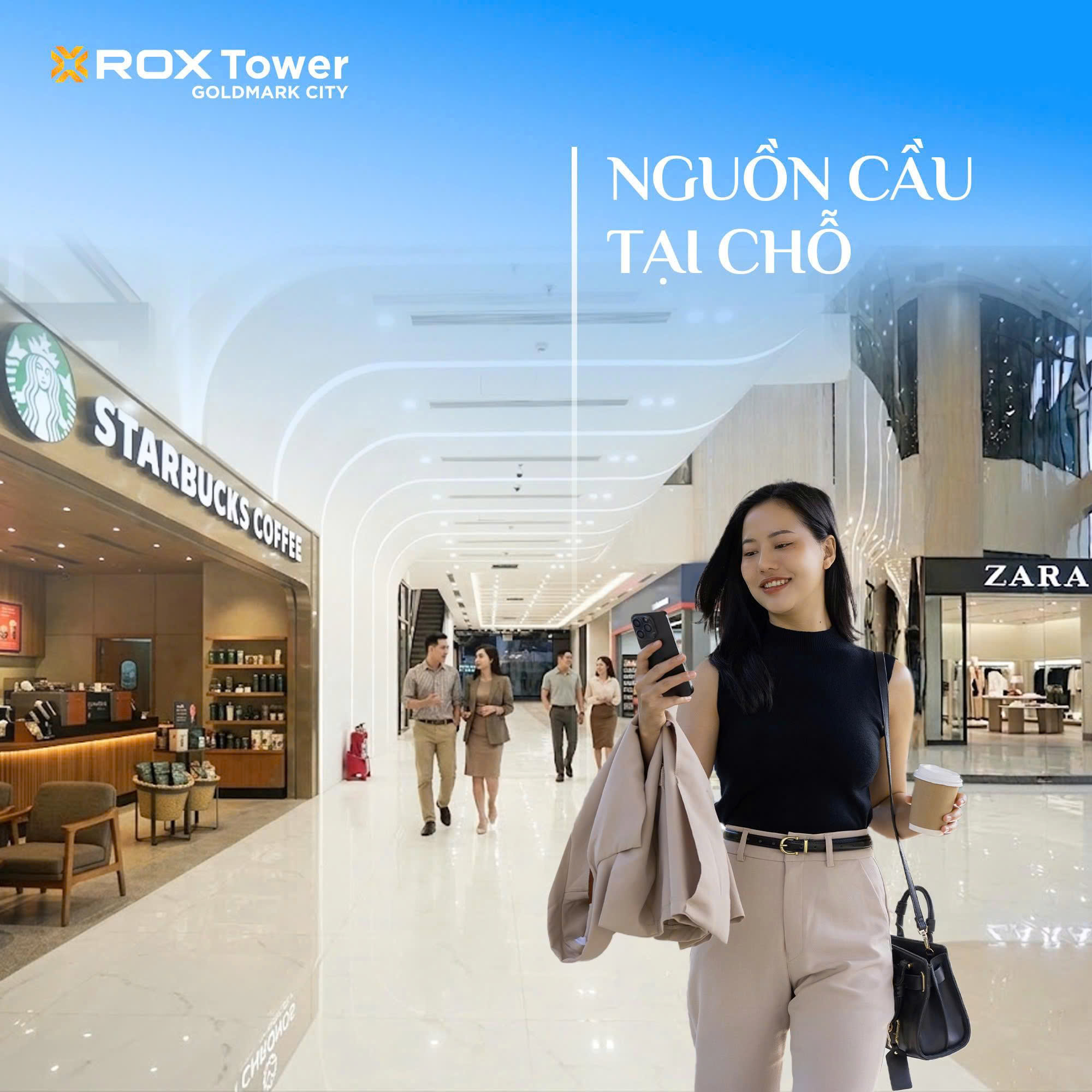 Các hãng ăn uống nổi tiếng có mặt tại Rox Tower Goldmark CIty