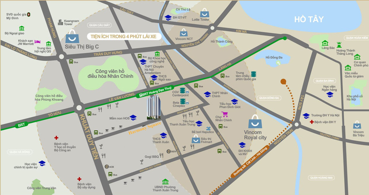 Vị trí dự án Harmony Square