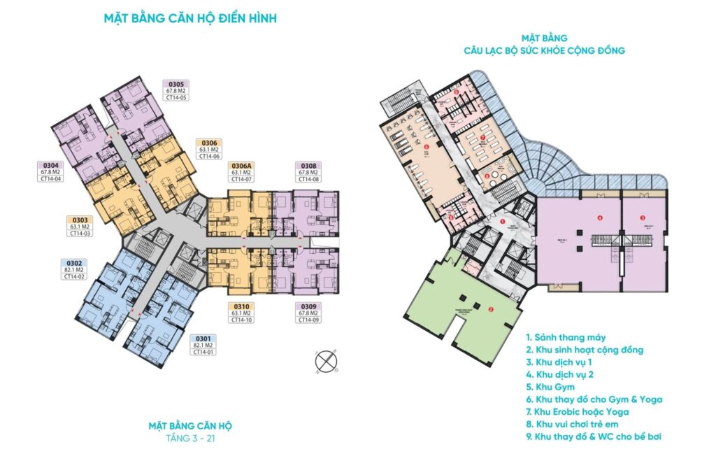 Mặt bằng tổng thể dự án Flora Garden Yên Sở