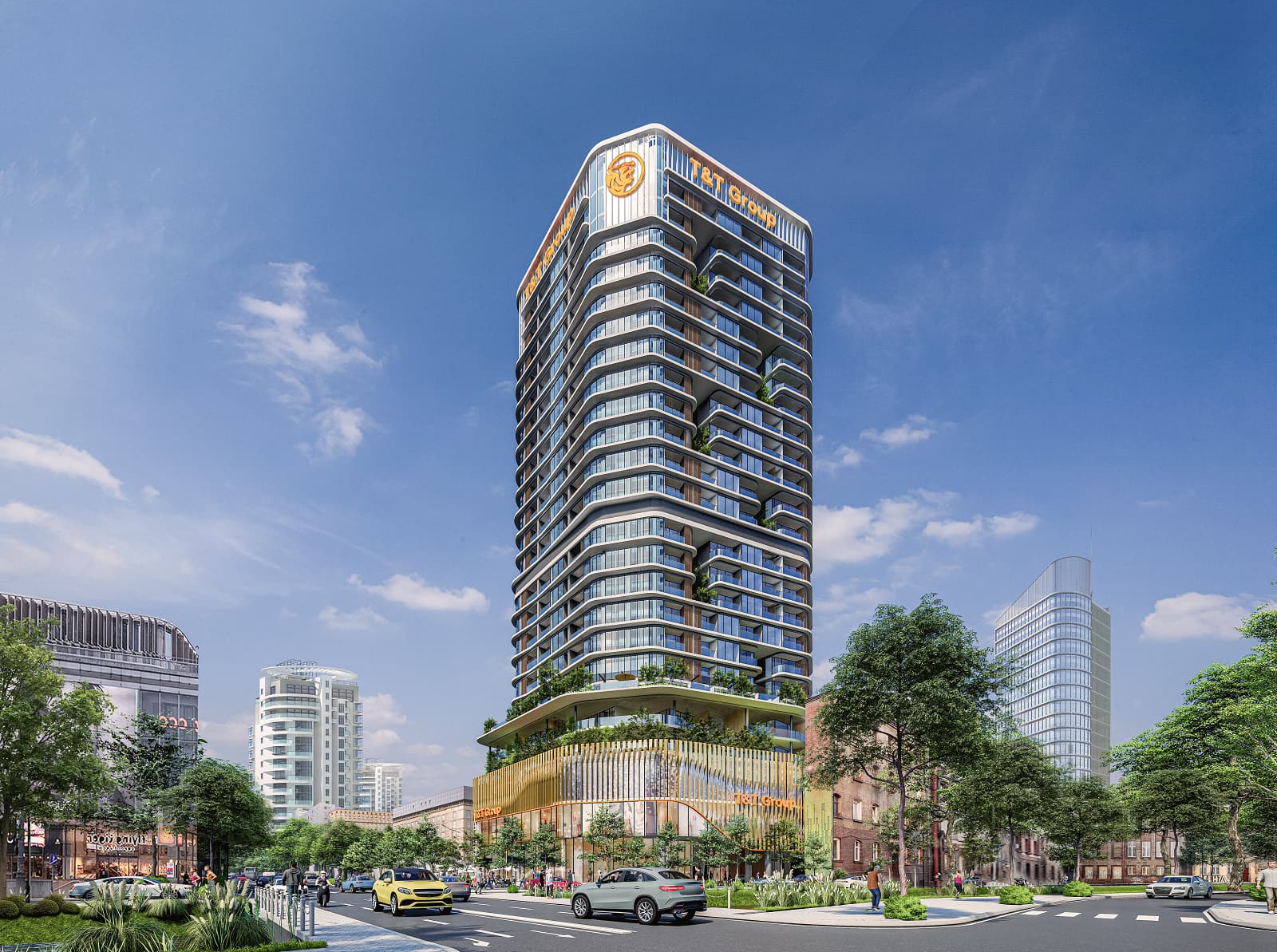 Phối cảnh dự án The Central Hà Nội số 2 Phạm Ngọc Thạch